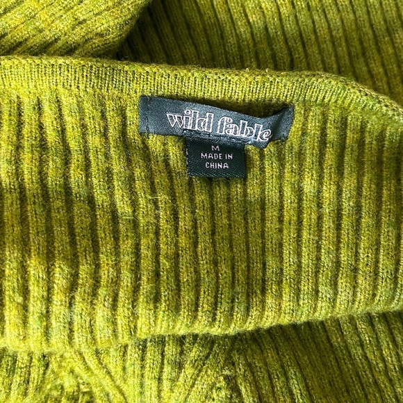 2/$20 ✨NWOT Wild Fable Knit Sweater Tank Top Cami Green Apple Size M 🍏 - Picture 7 of 8